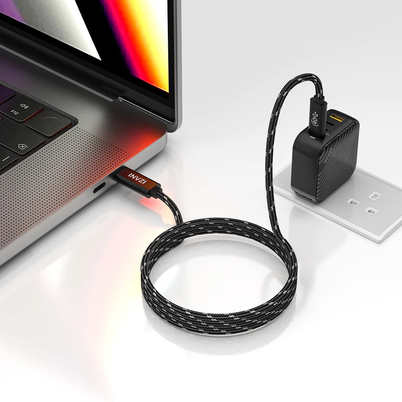 INVZI Câble 240 W/40 Gbit/s USB-C - PowerLink®